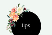 Black & Floral Insta Stories Pack, an Icon by Elise Hunter Design (Thumbnail 4 of 11)