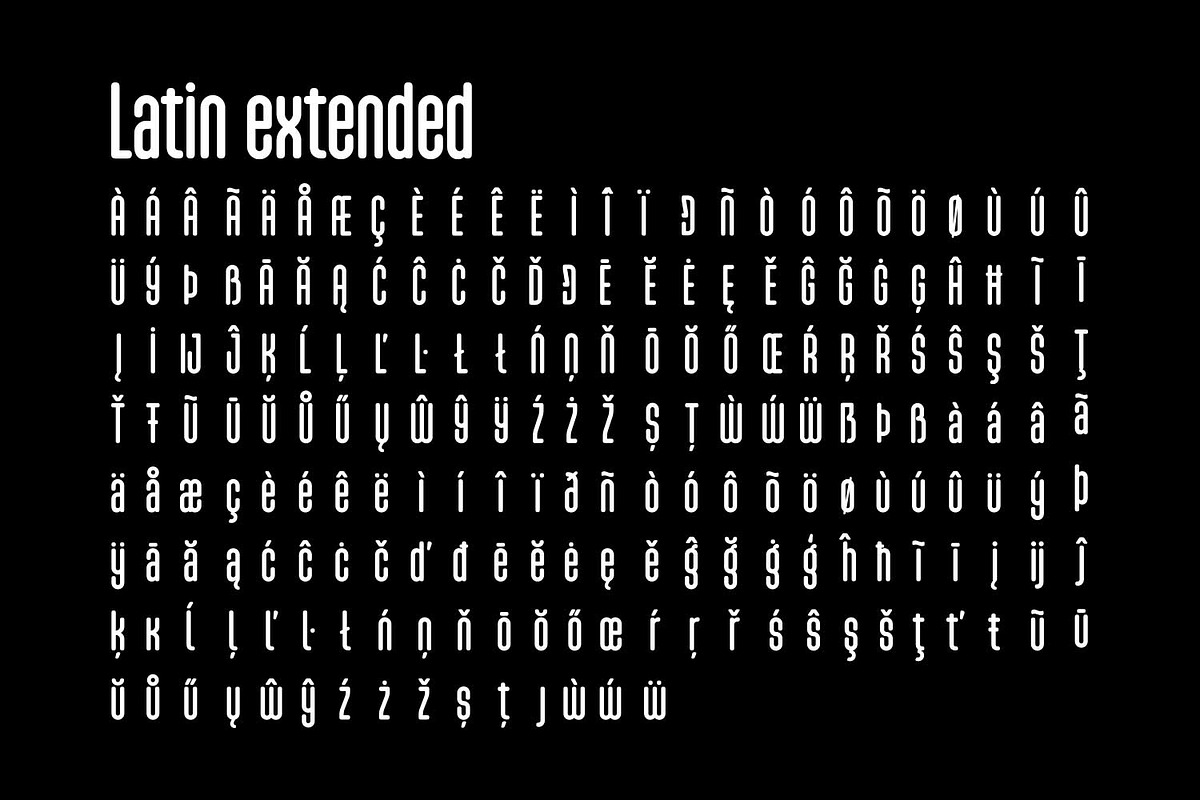 Gelugia, a Sans Serif Font by Ridha-38.lineart (Photo 10 of 10)