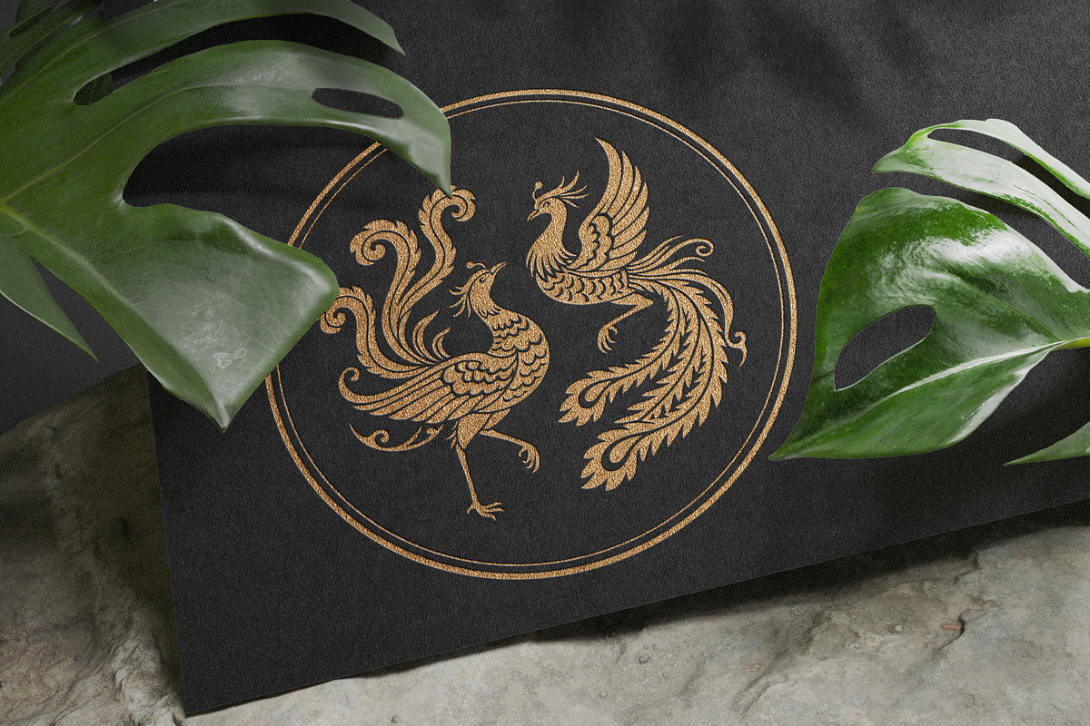 Chinese Phoenix decorative pattern, a Decorative Illustration by DesignFolioHub (Photo 6 of 6)