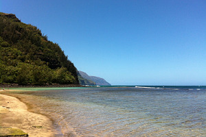Beautiful Beach in Kauai, Hawaii