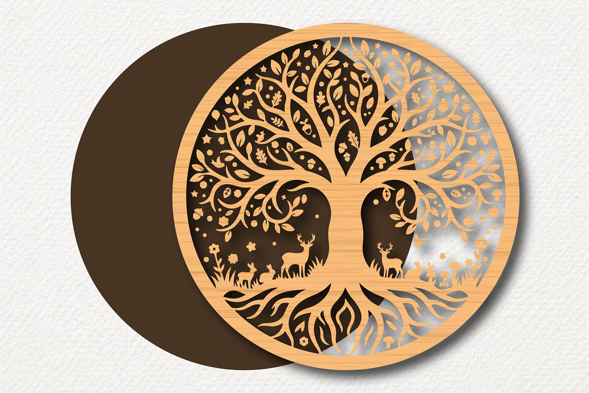 Ultimate Tree of Life Forest Medalli, a Work Illustration by Digital Artistic99 (Photo 2 of 4)