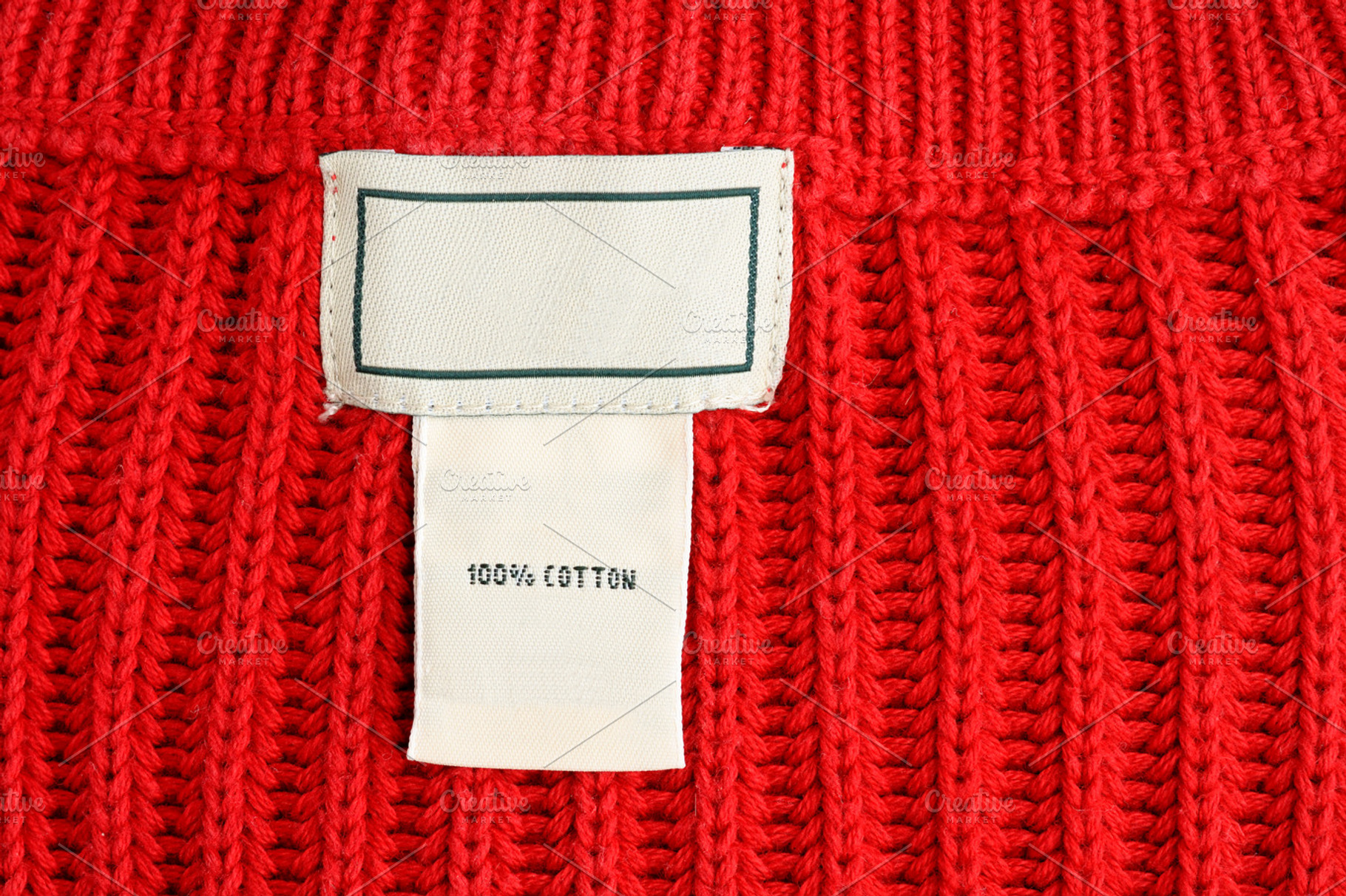 Clothing Label Featuring Label Blank And Clothing
