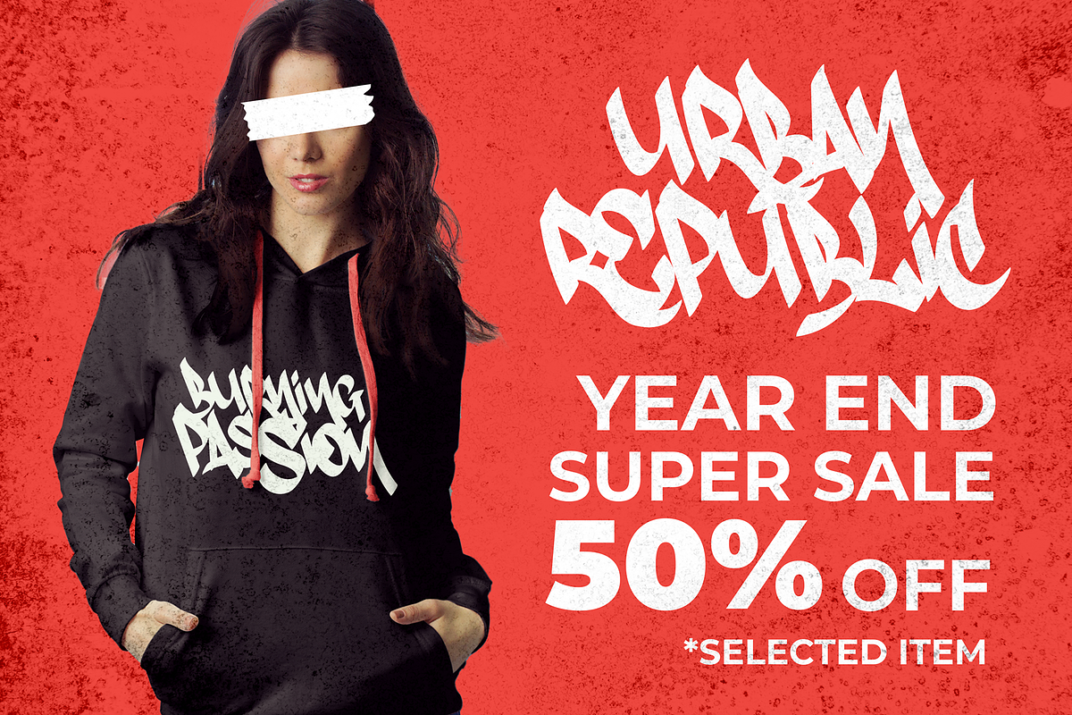 Darksite - Urban Graffiti Font, a Blackletter Font by figuree studio (Photo 6 of 8)
