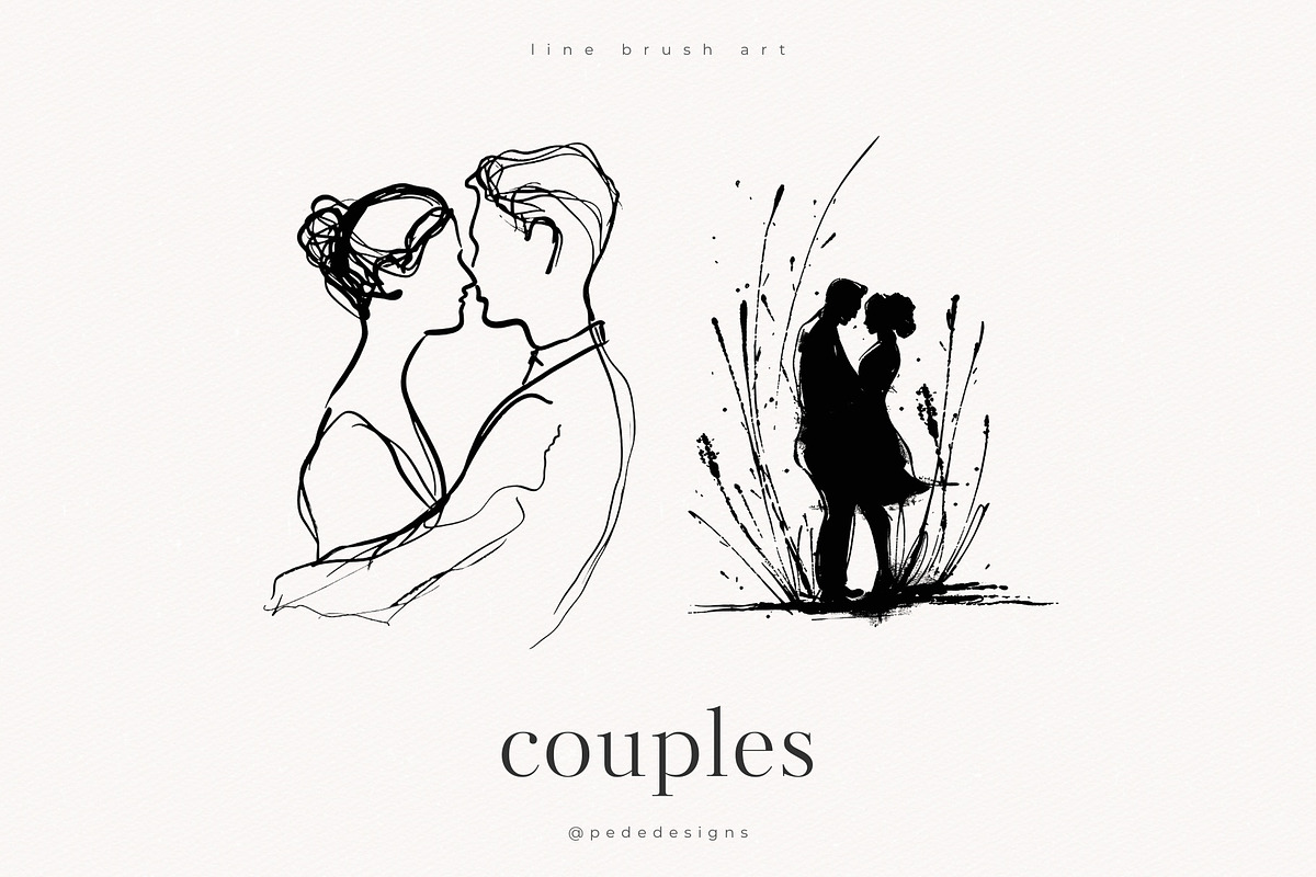 Couples Drawings, a Person Illustration by PeDe Designs (Photo 5 of 6)