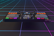 DIY DJ Mixer 3D model template, a Marketing Template by PolyFish (Thumbnail 5 of 5)