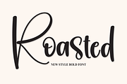 Roasted | Script Font, a Script Font by Scratchones (Thumbnail 1 of 8)