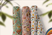 POSITIVE RETRO, BOHO GROOVY CLIPART, a Decorative Illustration by Usis (Thumbnail 19 of 20)