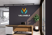 PSD Office Desk Room Wall Mockup, a Product Mockup by Ayy (Thumbnail 3 of 16)