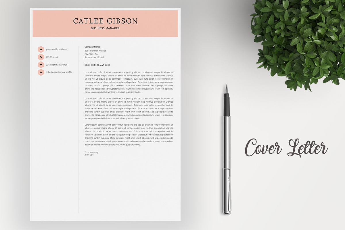 Resume Template | Modern CV Template, a Resume Template by SalientResume (Photo 4 of 5)