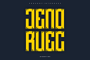 Jenoruec - Brush & Paint Font, a Sans Serif Font by QR Design Studio (Thumbnail 1 of 6)