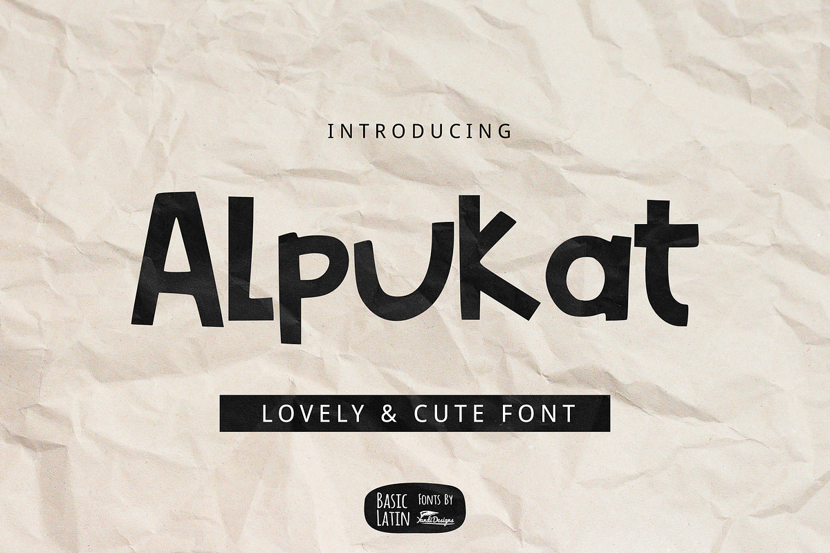 Alpukat Font