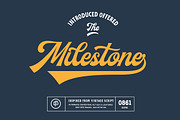 Milestone Script, a Script Font by Fortunes Co (Thumbnail 5 of 16)