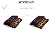 Luxury Chocolate Truffle Box Mockup, a Packaging Mockup by Sheikhadesign (Thumbnail 2 of 12)
