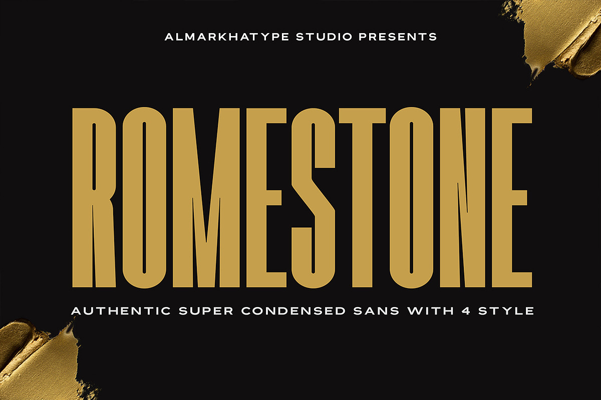 Romestone - Super Condensed Sans