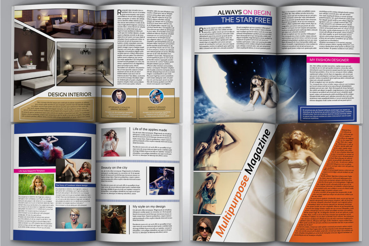 Multipurpose Magazine Template New, a Magazine Template by Orlin (Photo 4 of 5)