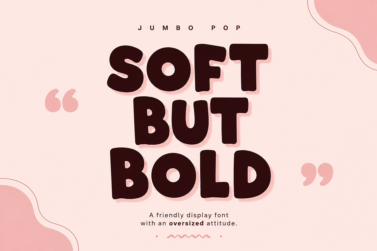 Jumbo Pop, a Slab Serif Font by Wow Magic (Photo 5 of 5)