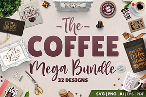 Coffee SVG Bundle | Coffee Quotes