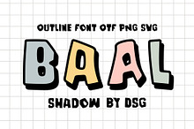 Baal Shadow OTF PNG SVG