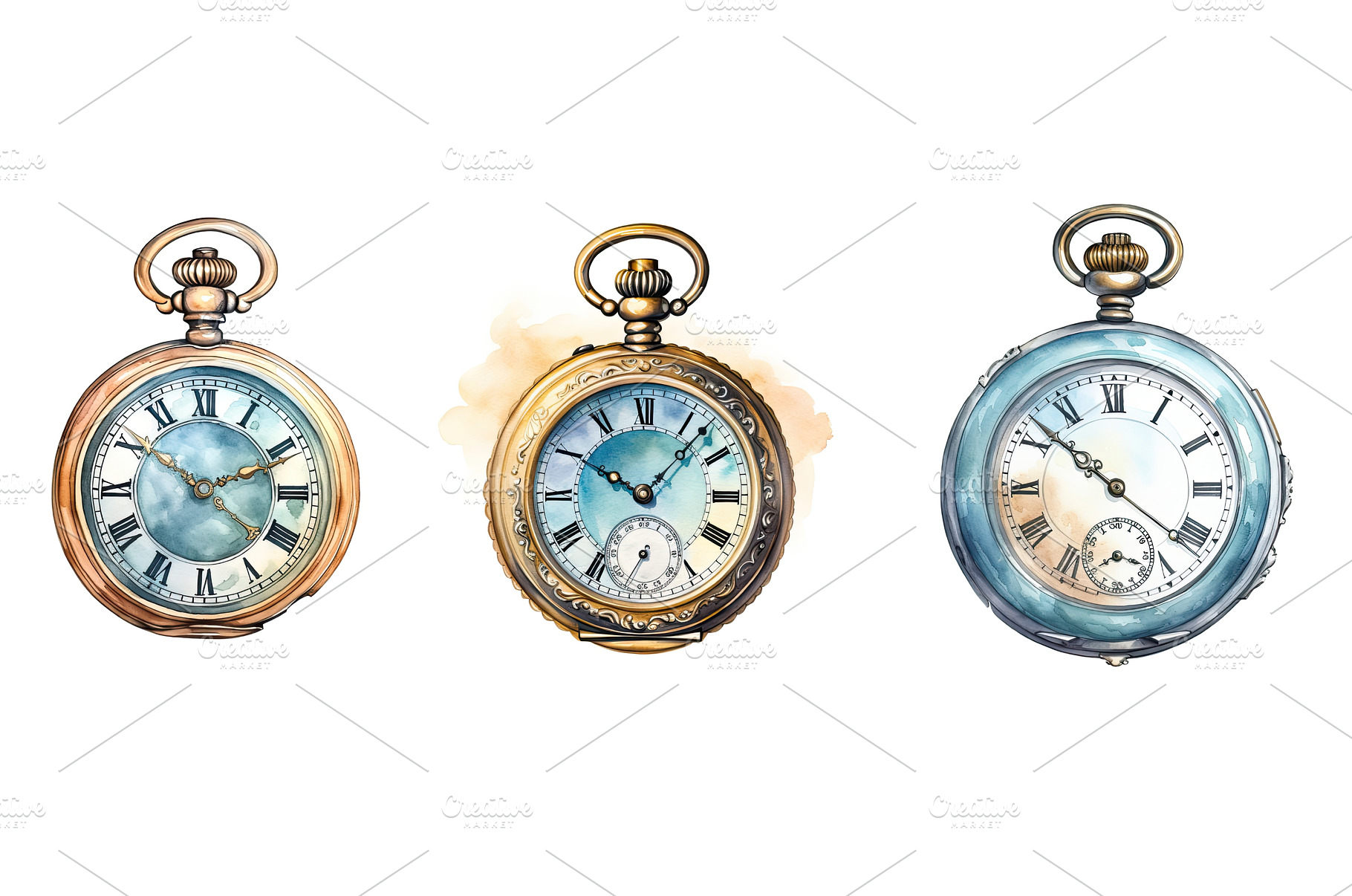 classic antique pocket watch ai, an Arts & Entertainment Photo by pikepicture