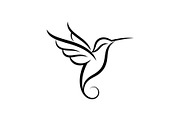 Hummingbird Line Art SVG Bundle, an Illustration by yasushie (Thumbnail 9 of 31)
