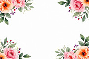 Elegant Floral Corner Frame Clipart, an Illustration by BIPLOB EXPERT (Thumbnail 9 of 14)