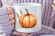 Watercolor Autumn Food Clipart, an Illustration by CraftArtStudio (Thumbnail 4 of 6)