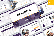 Perioda Annual Report Google Slides, a Presentation Template by BeadyLab (Thumbnail 1 of 6)