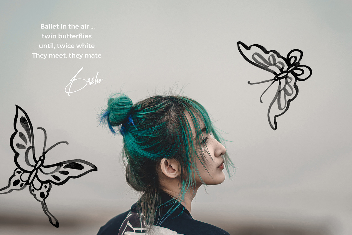 Hokku ☯ watercolor oriental brushset, a Brush Add-On by Beauty Drops (Photo 5 of 10)
