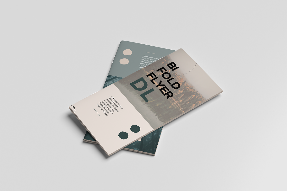 DL Bifold Mockup, a Print Template by xavier_studio (Photo 2 of 5)