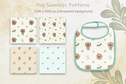 Merry Bear Clipart Set, an Animal Illustration by AG Mockups (Thumbnail 3 of 7)