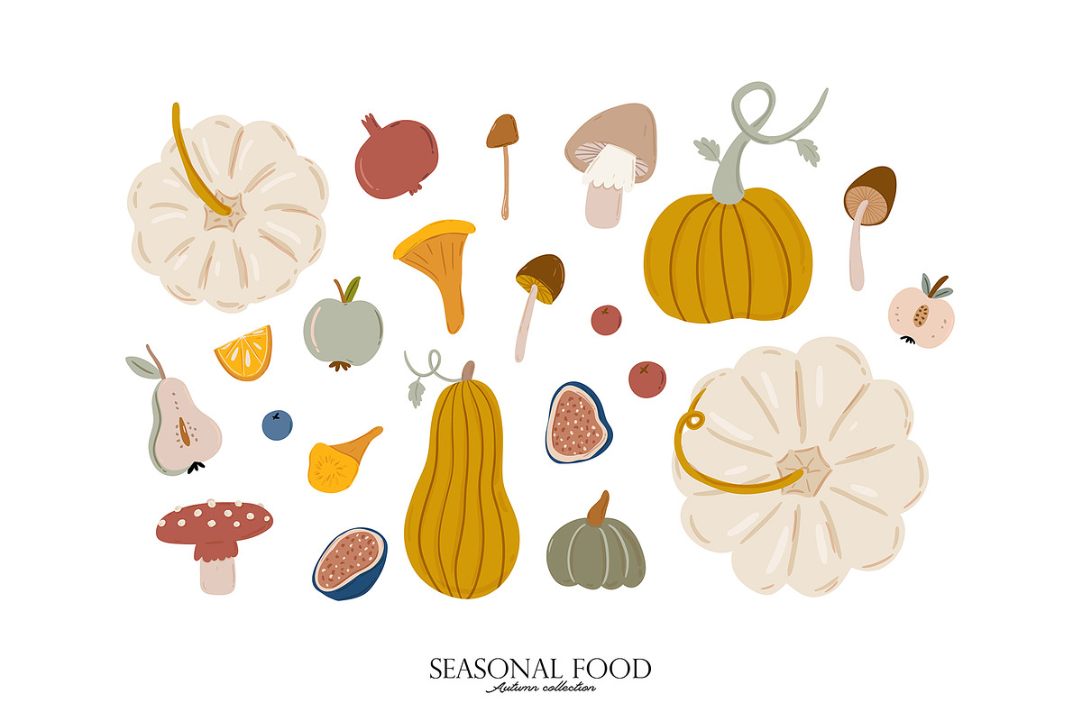 Seasonal Botany BUNDLE, an Object Graphic by Ruslana Lubenets (Photo 5 of 100)