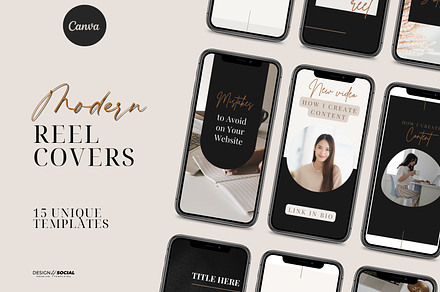 Modern Reel Covers Template