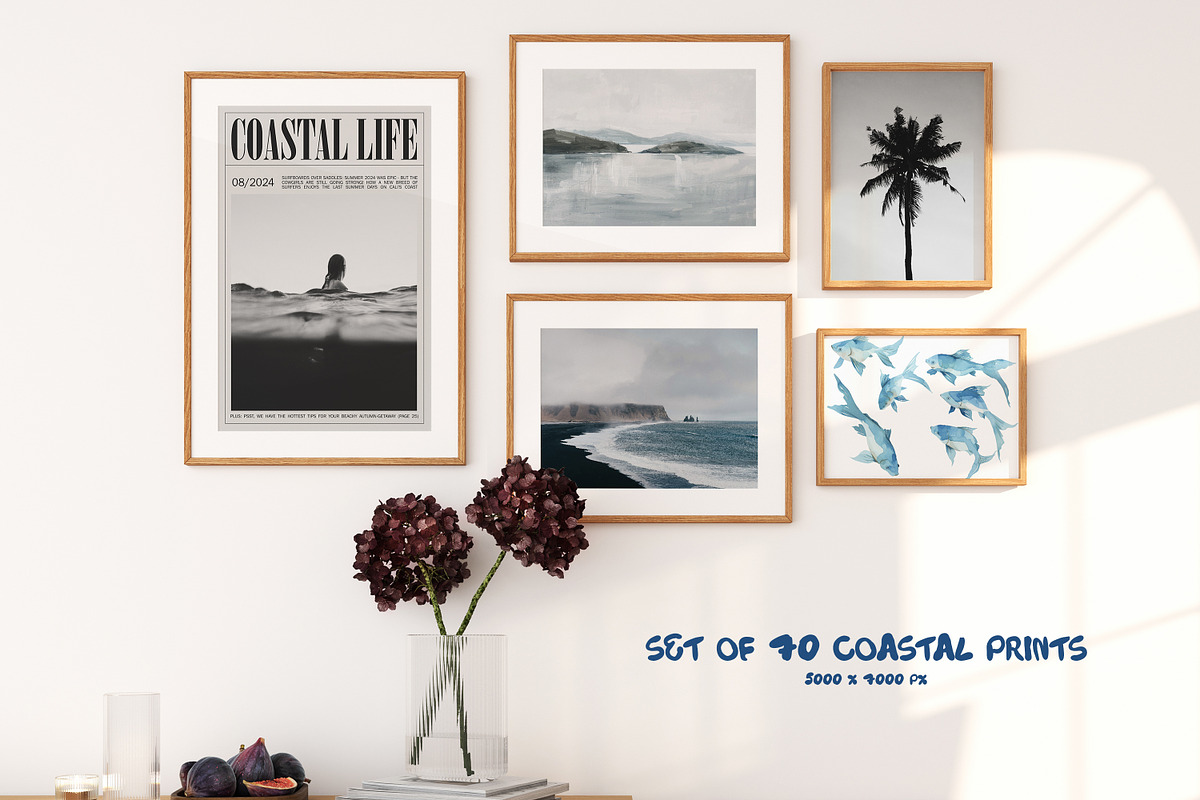 Coastal Wall Art, an Object Graphic by Purple (Photo 2 of 12)