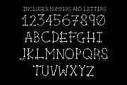 Bones OTF font and PNG images, a Handwritten Font by ink drop (Thumbnail 2 of 6)