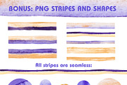 Watercolor seamless patterns, a Pattern Graphic by Wild Rose (Thumbnail 6 of 9)