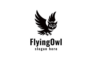 Flying Owl Logo, a Branding & Logo Template by Pixes