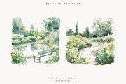 Monet's Garden, a Decorative Illustration by PeDe Designs (Thumbnail 12 of 13)