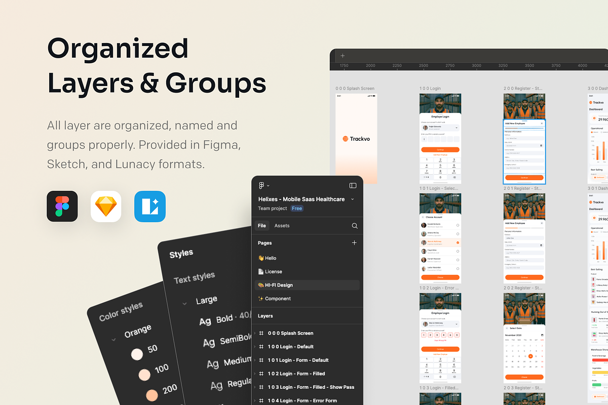 Trackvo - SAAS Warehouse UI Kit preview 7