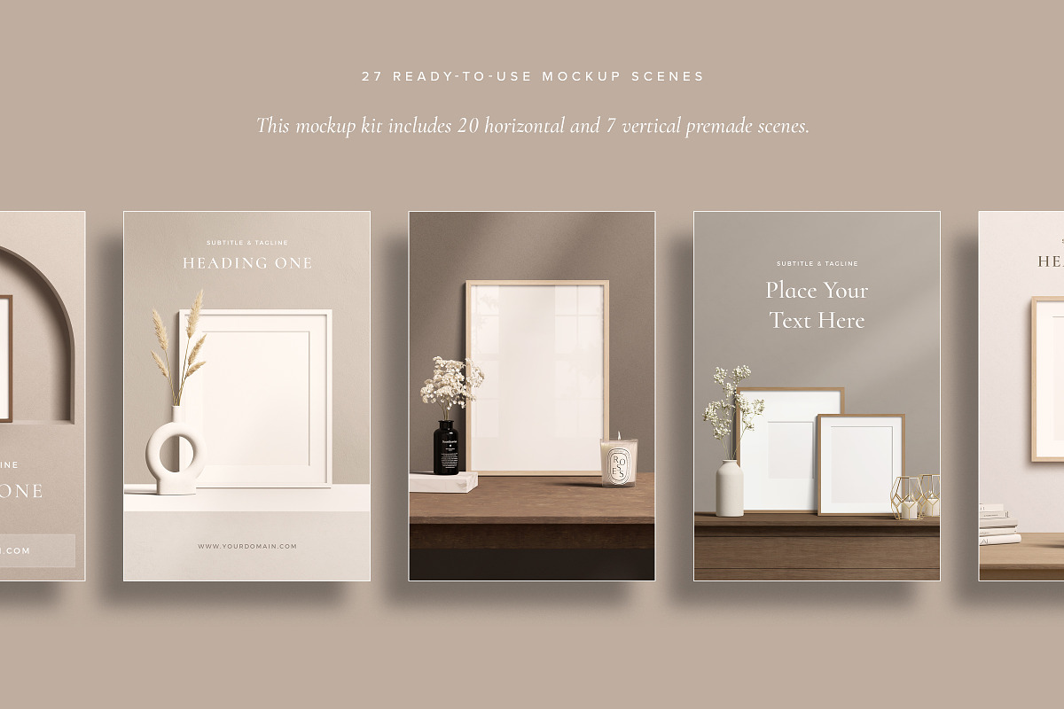 Frame Mockup Kit, a Household Mockup by Ruben Stom (Photo 17 of 23)