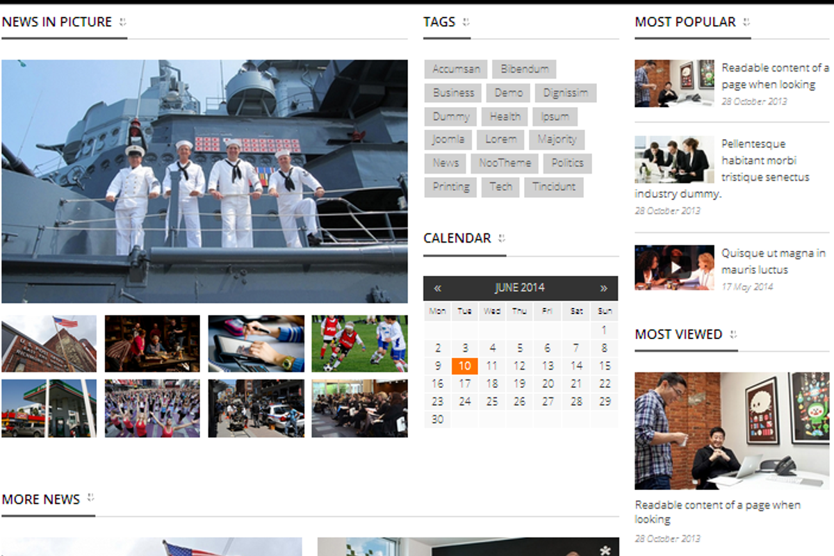 Times - News & Magazine Template, a Websites & App Template by JoomlaUX (Photo 3 of 4)
