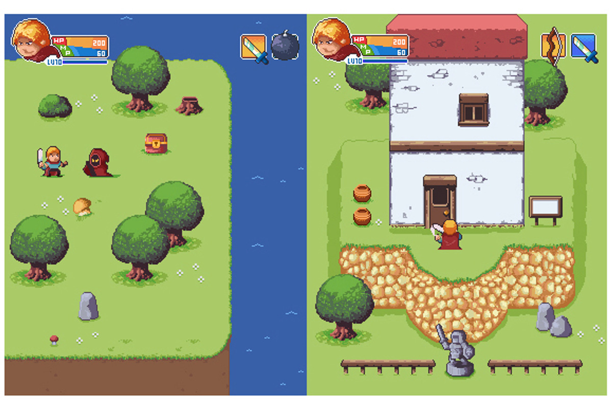 64X64 ACTION RPG GAMEPACK, a Graphic by Fassous game assets (Photo 1 of 3)