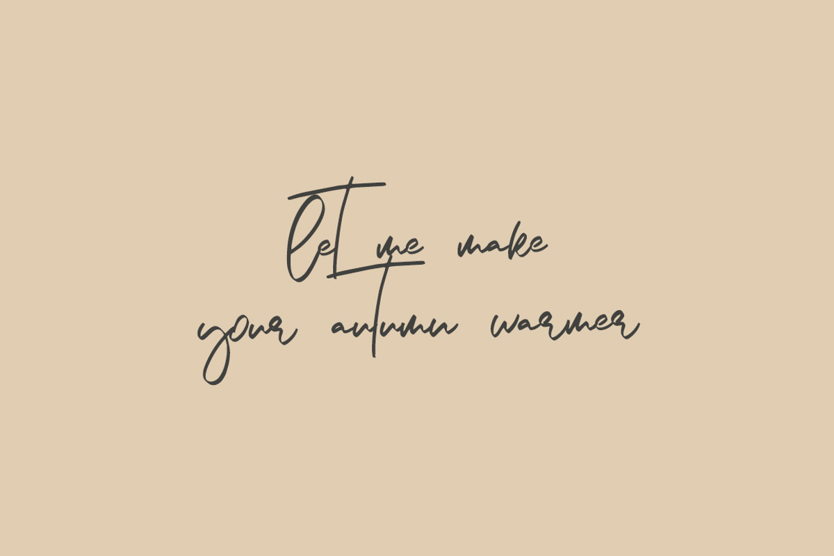 Crystal Lake Handwritten Font, a Script Font by Katie Holland (Photo 6 of 6)