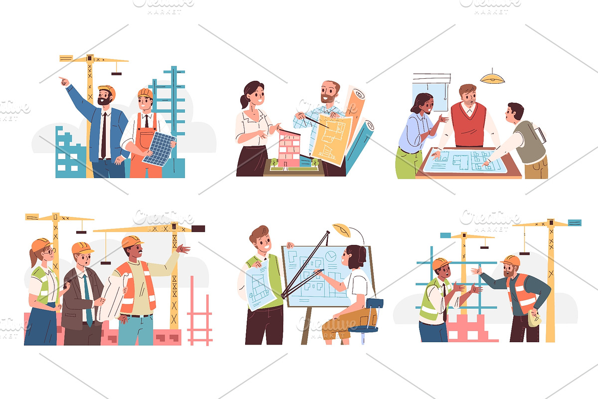 Architects project work. Architect, a Person Illustration by Stock-Smart-Start (Photo 1 of 3)