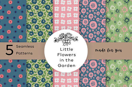 Little Flowers in the Garden