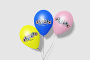 Balloon mockup, a Product Mockup by DxSLEX (Thumbnail 5 of 5)