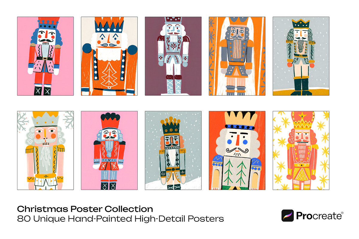 Christmas Poster Collection, a Seasonal Illustration by crafty (Photo 6 of 12)