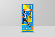 Night Run Roll Up Banner, a Poster Template by Annora Studio (Thumbnail 6 of 6)