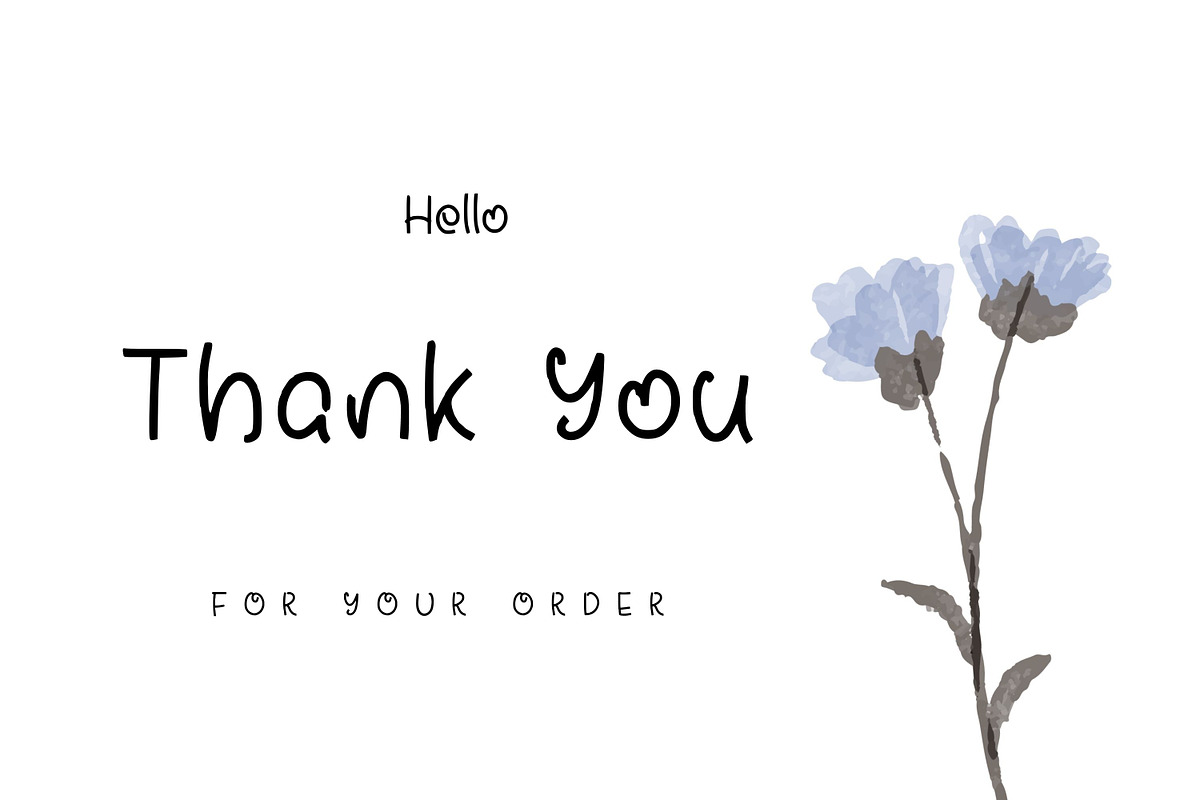 Amalynos Handwriting Font, a Handwritten Font by Aisyah (Photo 3 of 4)