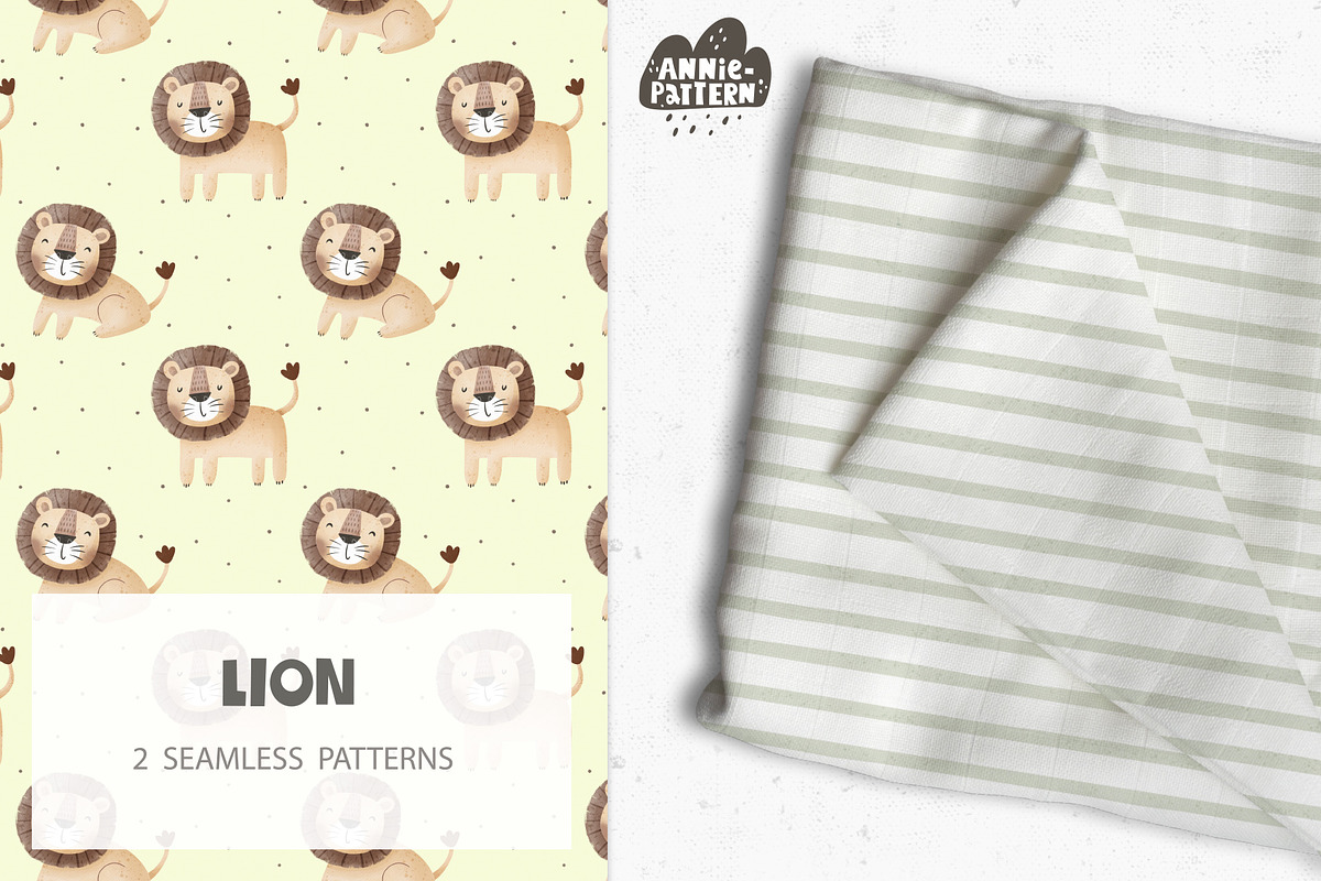 Lion, a Pattern Graphic by AnnieArt (Photo 1 of 4)
