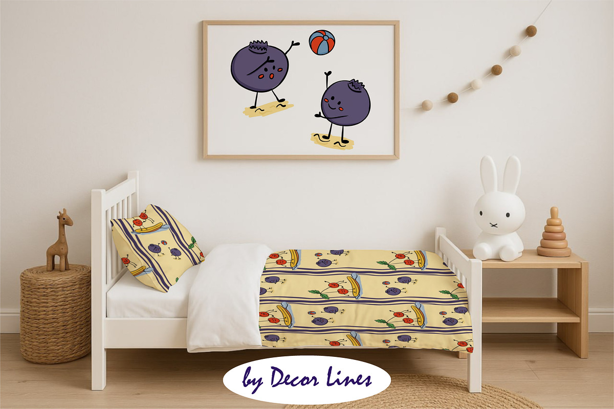 Funny Sunny Kawaii Collection, a Food Illustration by Decor Lines (Photo 2 of 10)